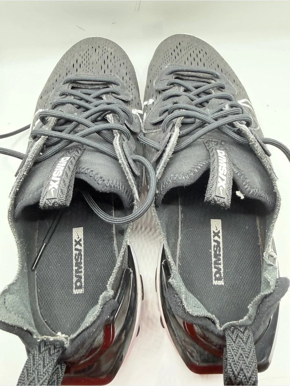 Nike Black and White Swoosh Athletic Sneakers